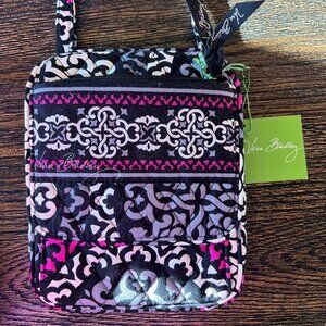 VERA BRADLEY – Mini Hipster Canterberry Magenta Cloth Bag (NWT)